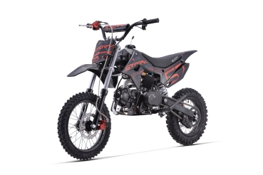 Preview: Nitro Motors 125cc Dirtbike Storm V3 4 Gang Semi Automatic 14/12 Aut.  Elektro + Kick Start